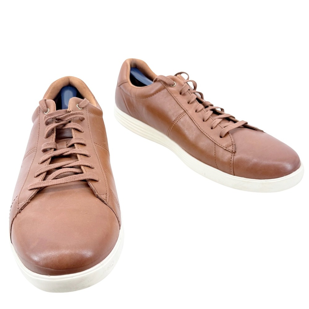 Cole Haan Grand Crosscourt II Sneaker Mens 12 Brown Leather Low Top Casual Shoes